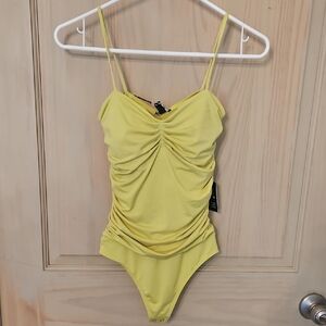 Yellow EXPRESS bodysuit